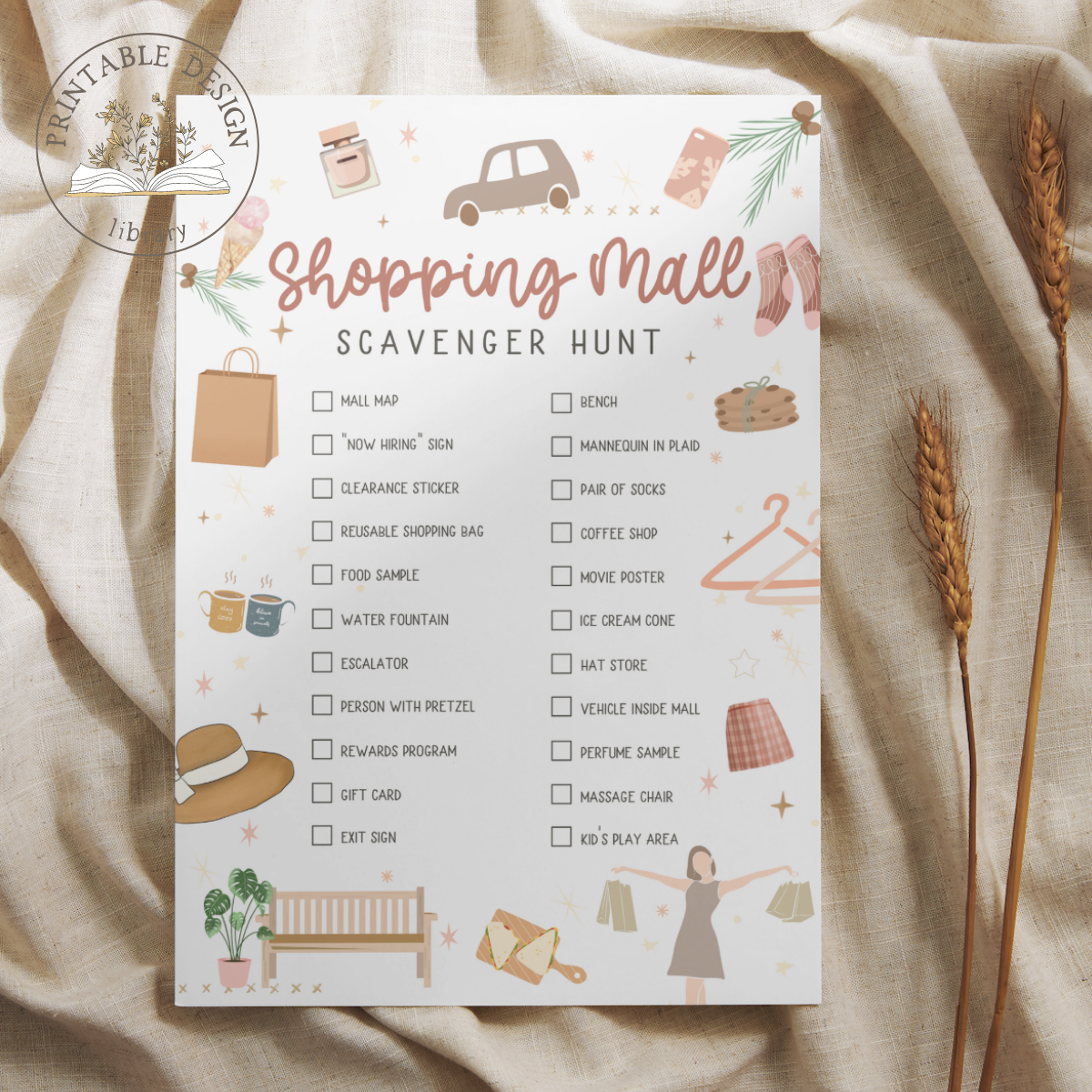 Shopping Mall Scavenger Hunt