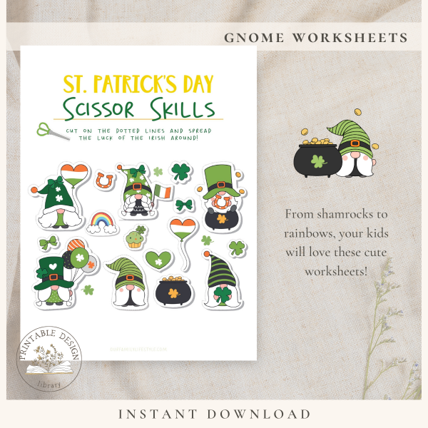 St Patrick's Day Worksheets For Kids
