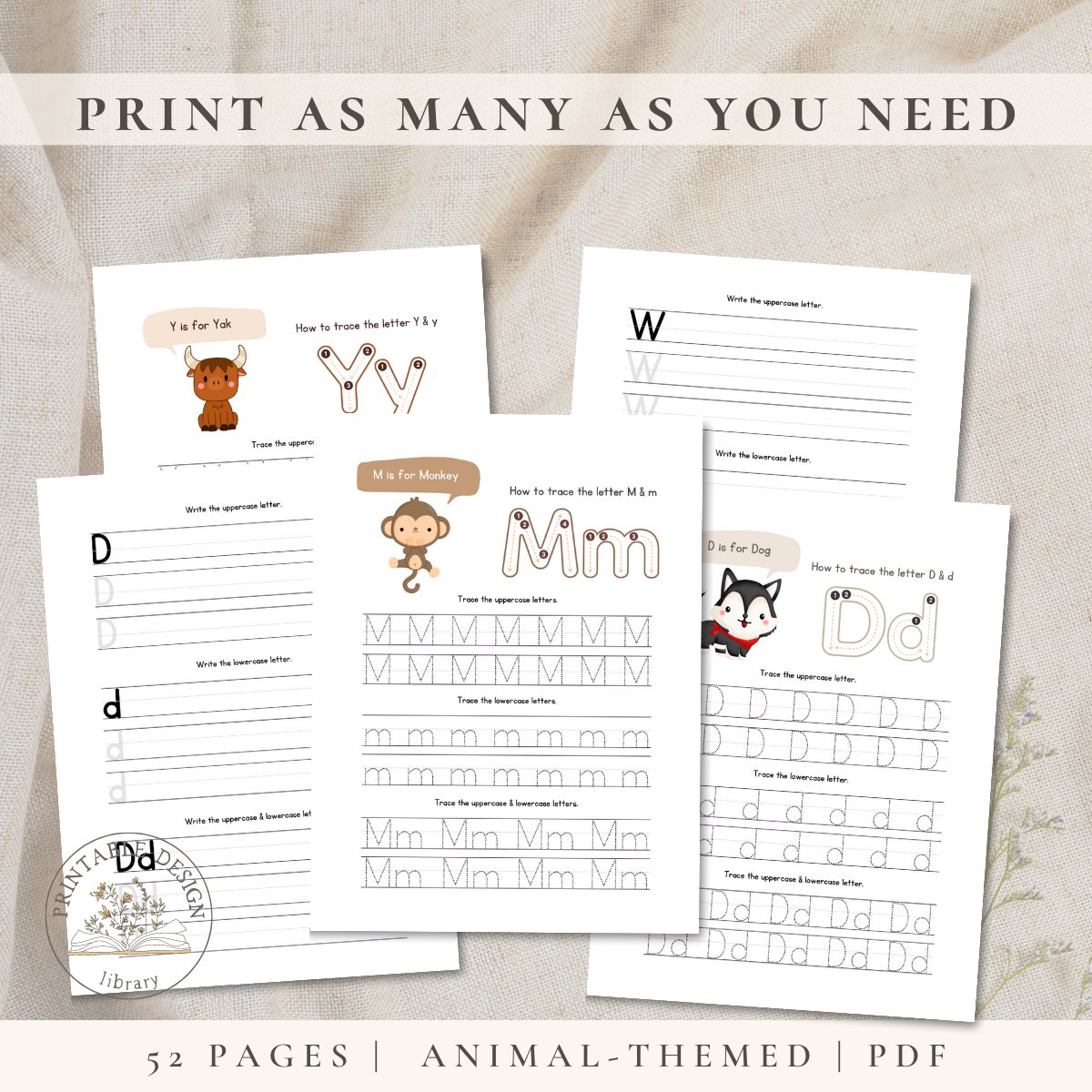 Tracing Letters Worksheets