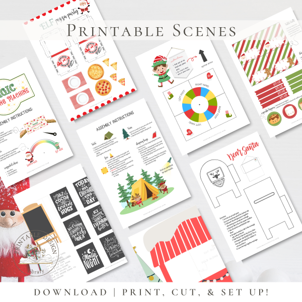 Printable Christmas Elf Bundle